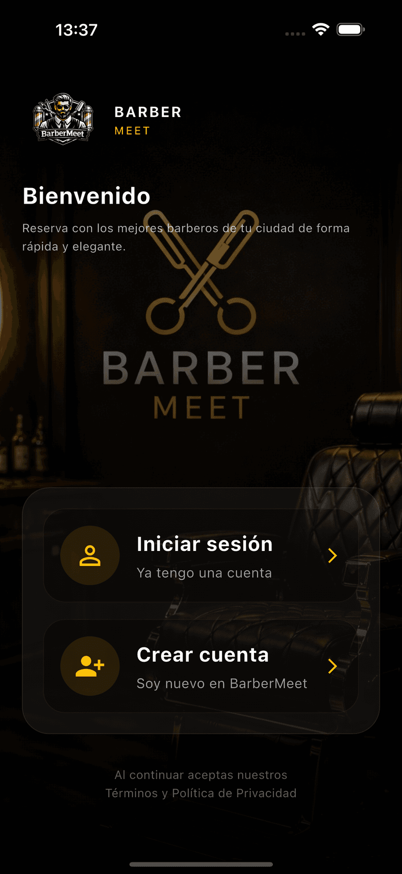 BarberMeet Login